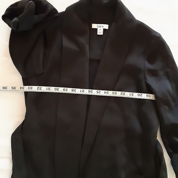Bar lll black blazer Size XXS 100% Polyester $30 - Picture 6 of 8